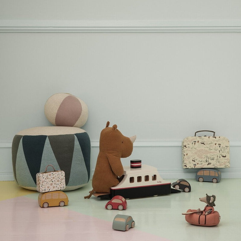 Soft Toys | Safari Friends, Medium Rhino | Maileg