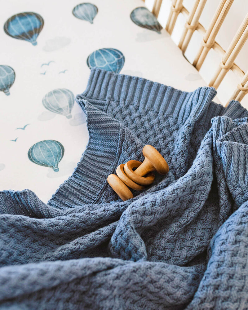 Diamond Knit Baby Blanket | Snuggle Hunny