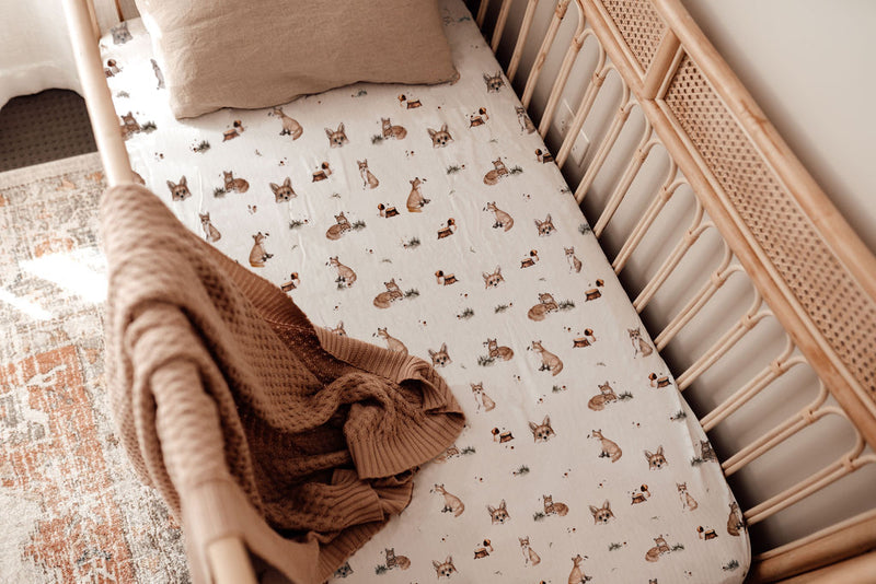 Fitted Cot Sheet - Multiple Style