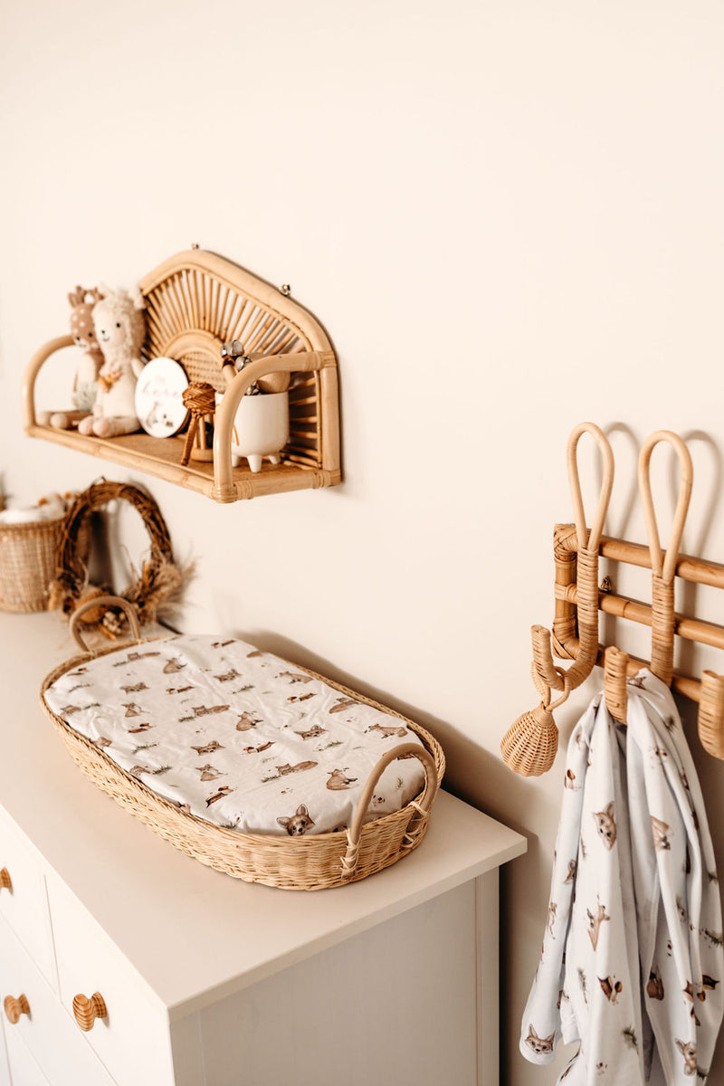 Sleep Time | Bassinet Sheet / Change Pad Cover | Snuggle Hunny