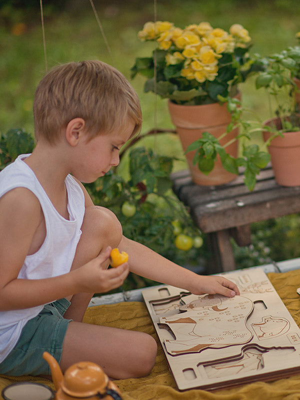 Oh My Deer Moose! Wooden Puzzle | Stuka Puka