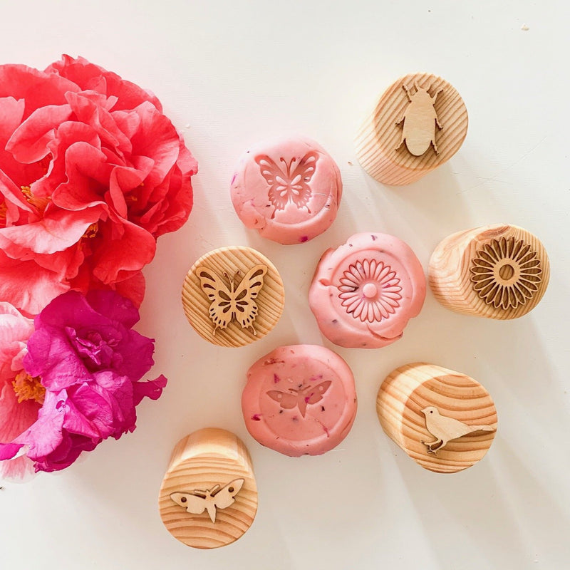 Garden Playdough Stamps