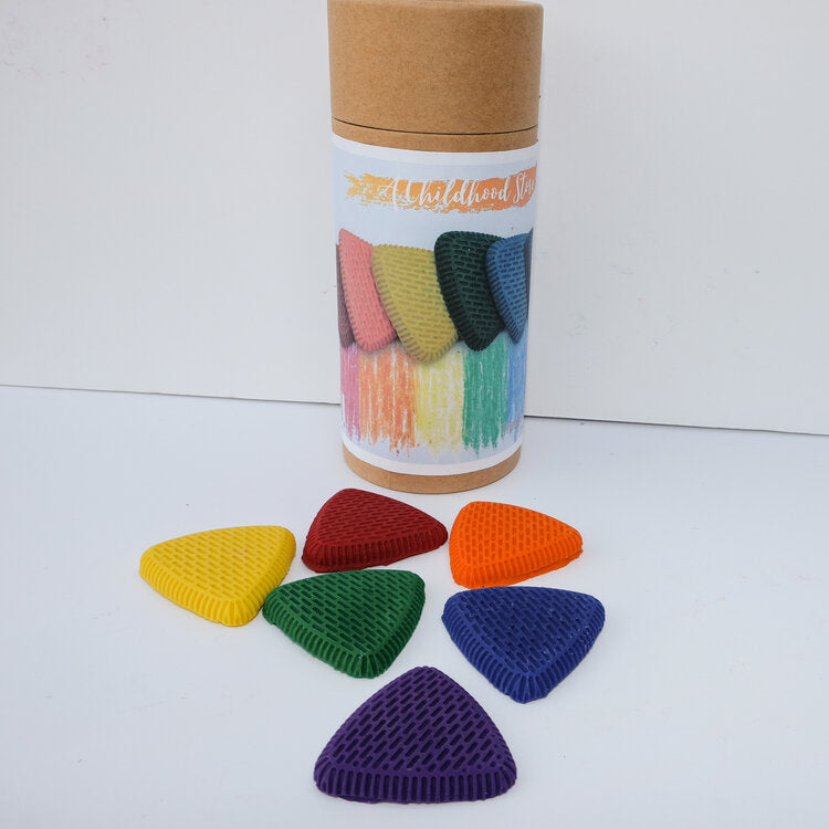 Soy & Beeswax Crayon | Triangle | A Childhood Store
