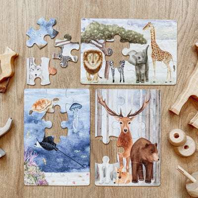 The Majestic Wild Puzzle Collection - A Hopping Bunny