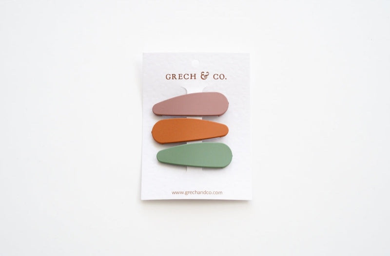 Matte Clips - Set of 3 | Grech & Co