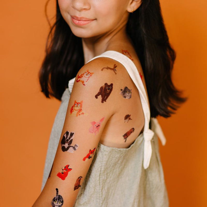 Furry Friends Sheet Tattoo | Tattly