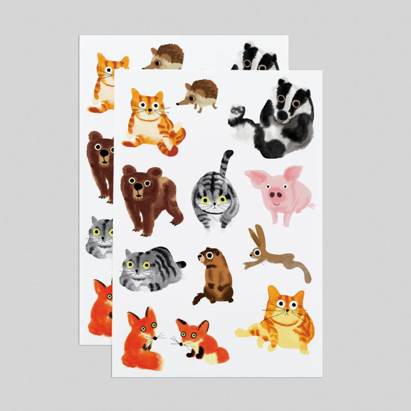Furry Friends Sheet Tattoo | Tattly