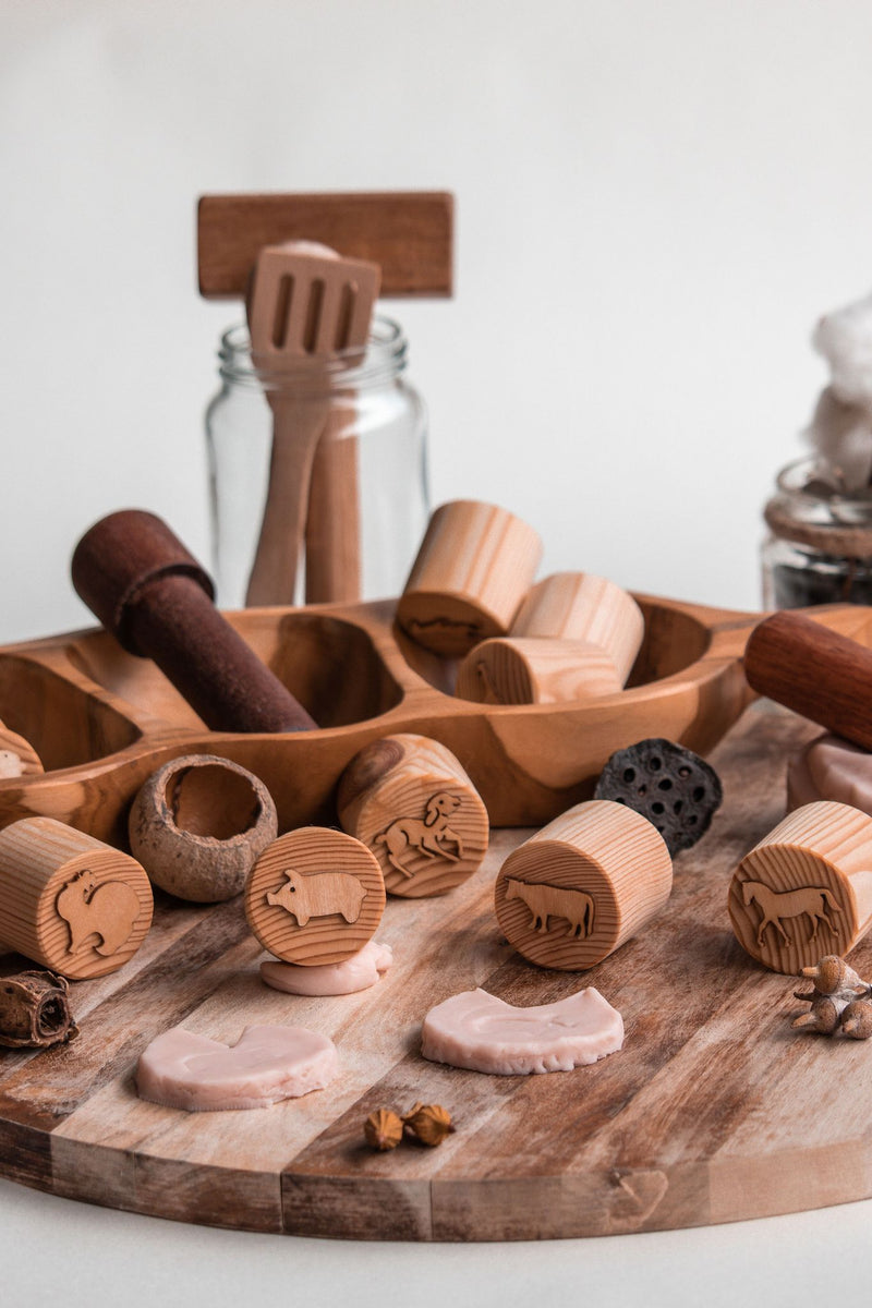 Farmyard Playdough Stamps