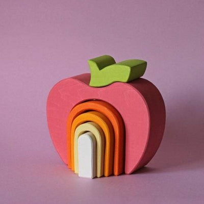 Wooden Toys | Apple Stacker | Skandico