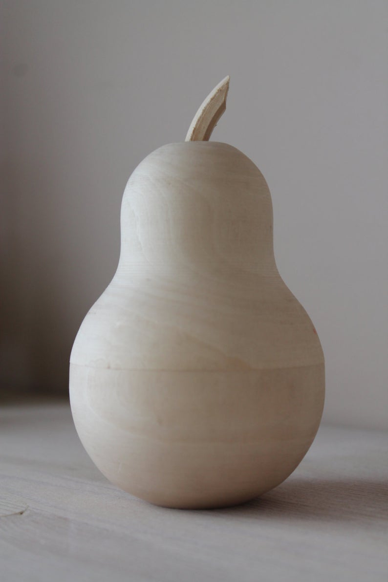 Wooden Toy | Pear Set | Rostok