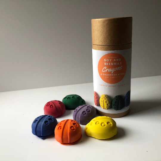 Soy & Beeswax Crayon | Ladybug | A Childhood Store