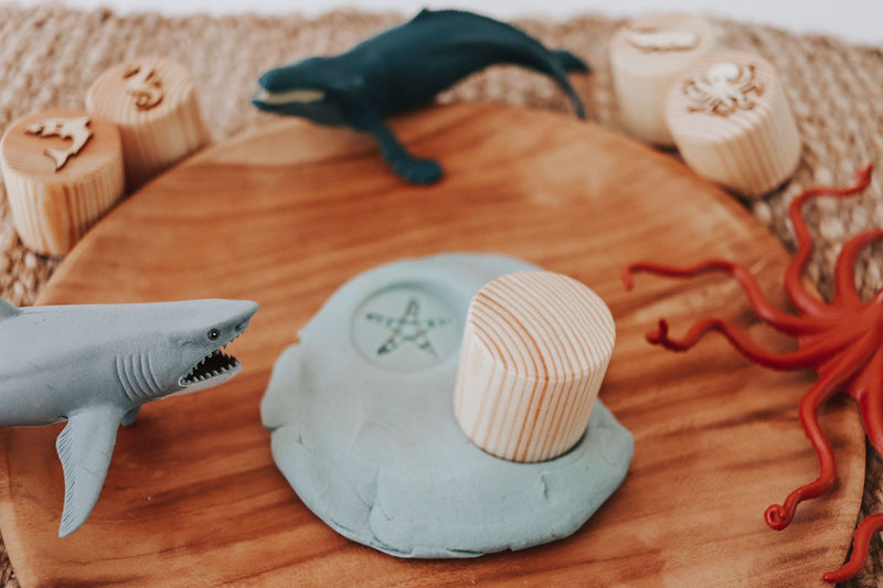 Sea Creatures Playdough Stamps