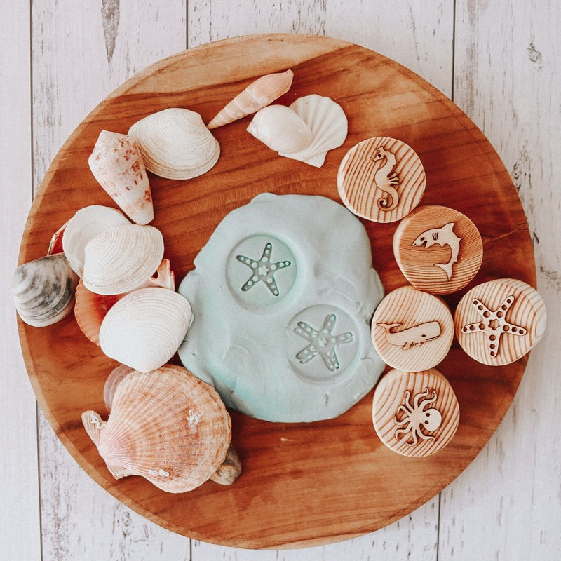 Sea Creatures Playdough Stamps